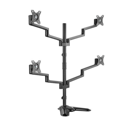 Brateck LDT72-T048 PREMIUM ALUMINUM ARTICULATING MONITOR STAND, from 17”-32”, weight capacity 6kg, 180° Rotation