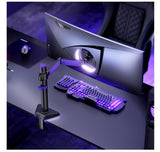 Brateck LDT89-C012 Amethyst Articulating Gaming Monitor Arm Matte Black(new)