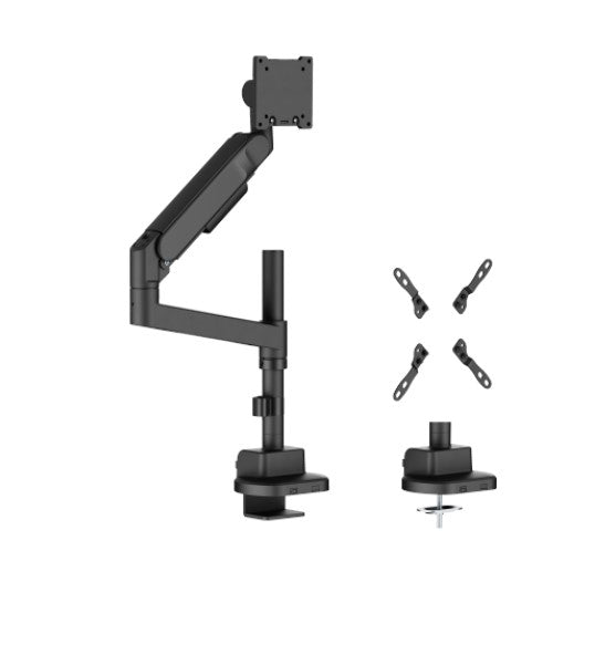 Brateck LDT92-C012P-B Future-Proof Heavy-Duty Pole-Mounted Gas Spring Monitor Arm (new)