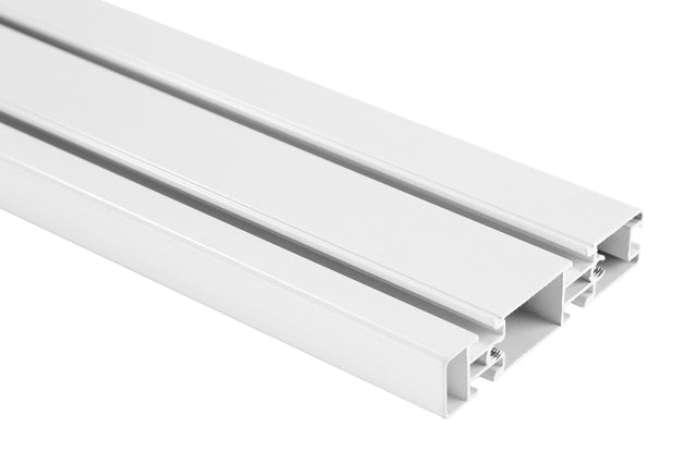 Brateck Aluminum Slatwall Panel, Weight Capacity 40kg-Matte White (LS)