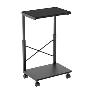 mbeat® activiva Height Adjustable PC & Printer Storage Stand Black Adjustable Shelf Height: 55/60/65/79/75/80/85cm