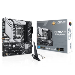 ASUS (SI Only Non Retail, MOQ 8) ASUS PRIME B760M-A WIFI-CSM-SI Intel LGA 1700 mATX Motherboard 128GB, 4xDDR5, 1xPCIe 4.0 x16, 2xM.2, 4 xSATA, 2xHDMI,1xDP