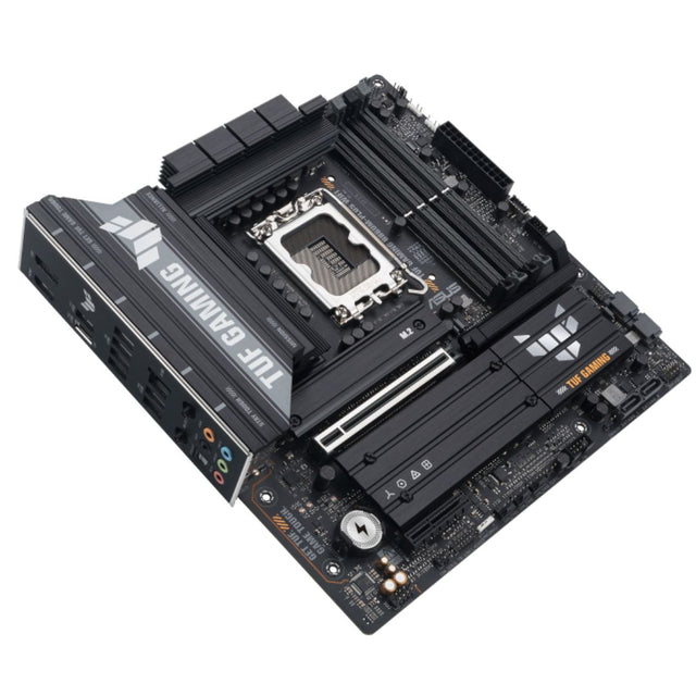 ASUS TUF GAMING B860M-PLUS WIFI LGA1851 mATX Motherboard 256GB, 4x DDR5, 1 x PCIe 5.0,  3 x M.2 slots,  4 x SATA, WiFi 7, 1 x HDMI, 1 x DP