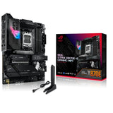 ASUS AMD ROG STRIX X870E-E GAMING WIFI (AM5) ATX Motherboard 4x DDR5 198GB, 1x PCIe 5.0 x16 slot, 5x M.2 slots, 4x SATA, Wi-Fi 7, Realtek 5Gb Ethernet