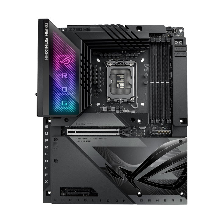 (BTF MODEL) ASUS ROG MAXIMUS Z790 HERO BTF 14th Gen Intel MB, Hidden-connector Design, High Power GPU Slot, Cable Management, Wifi 7, PCIe 5.0