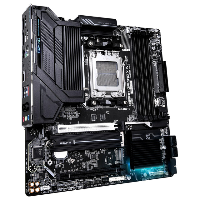 Gigabyte B850M GAMING X WF6E 1.0, AMD AM5, 4 x DDR5 up to 256 GB,  1 x HDMI, 2 x PCI Express x16, 2 x M.2, 4 x SATA, 5x USB 3.2