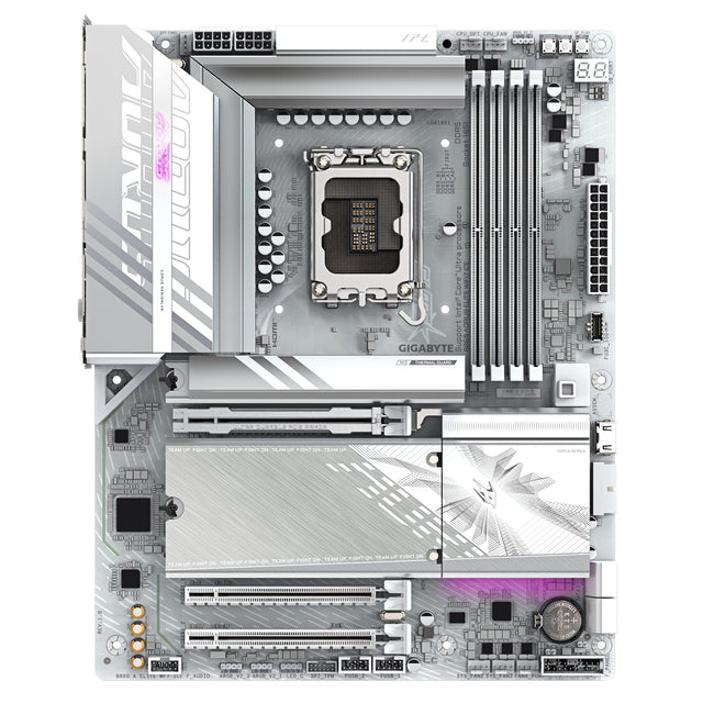 Gigabyte M/B B860 A ELITE WF7 ICE 1.0, Intel ® B860, 4 x DDR5 up to 256 GB, 2x HDMI, 3 x PCI Express x16, 3 x M.2, 4 x SATA, 6 x USB 3.2