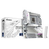 Gigabyte M/B B860 A ELITE WF7 ICE 1.0, Intel ® B860, 4 x DDR5 up to 256 GB, 2x HDMI, 3 x PCI Express x16, 3 x M.2, 4 x SATA, 6 x USB 3.2