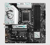 MSI B760M GAMING PLUS WIFI  ATX Motherboard, 4x DDR5~192GB, 5x PCI-E x 16, 2x M.2, 4x SATA, 2x USB 3.2 , 4x USB 2.0  1 USBx C