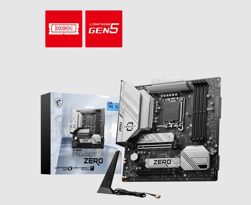 MSI B760M PROJECT ZERO  Motherboard