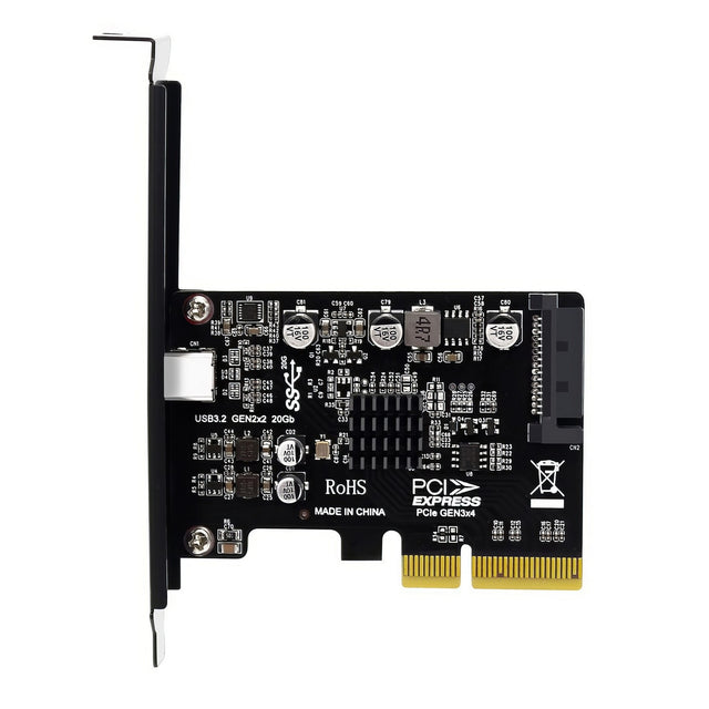 Simplecom EC318v2 PCI-e x4 to USB 3.2 Gen2x2 20Gbps USB-C Expansion Card