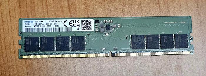 OEM 16GB (1x16GB) DDR5 UDIMM 4800MHz CL40 1.1V Desktop PC Memory RAM 1yr wty (not Crucial)