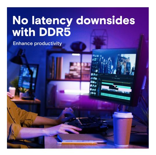 Micron (Crucial) Crucial 128GB (2x64GB) DDR5 UDIMM 5600MHz CL46 Desktop PC Memory