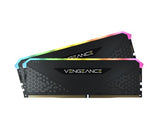 (LS) Corsair Vengeance RGB RT 32GB (2x16GB) DDR4 3200MHz C16 16-20-20-38 Black Heatspreader Desktop Gaming Memory for AMD