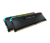 (LS) Corsair Vengeance RGB RT 32GB (2x16GB) DDR4 3200MHz C16 16-20-20-38 Black Heatspreader Desktop Gaming Memory for AMD