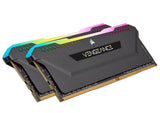 Corsair (LS) Corsair Vengeance RGB PRO SL 32GB (2x16GB) DDR4 3200Mhz C16 Black Heatspreader for AMD Desktop Gaming Memory