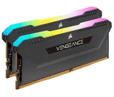 Corsair (LS) Corsair Vengeance RGB PRO SL 32GB (2x16GB) DDR4 3200Mhz C16 Black Heatspreader for AMD Desktop Gaming Memory