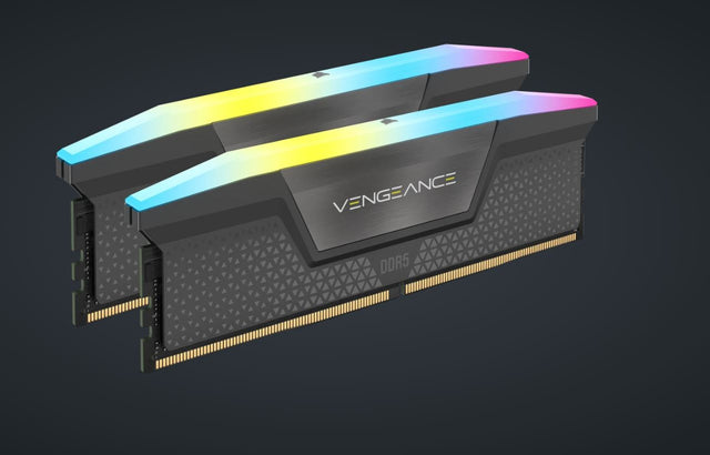 Corsair Vengeance RGB 32GB (2x16GB) DDR5 DRAM 6400MT/s CL32 AMD EXPO & Intel XMP Memory Kit