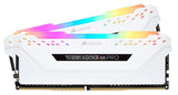 (LS) Corsair Vengeance RGB PRO SL 32GB (4x8GB) DDR4 3200Mhz C16 White Heatspreader Desktop Gaming Memory