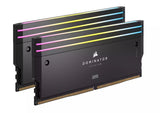 Corsair DOMINATOR® TITANIUM RGB 64GB (2x32GB) DDR5 DRAM 6400MT/s CL32 Intel XMP Memory Kit — Black