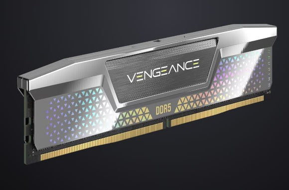 Corsair VENGEANCE® RGB 48GB (2x24GB) DDR5 CUDIMM 8400MT/s CL40 Memory Kit