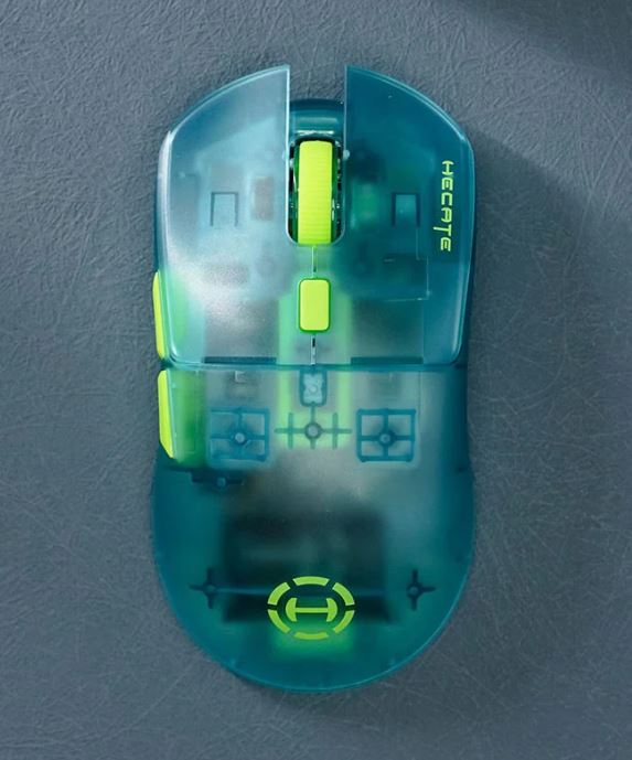 Edifier G3M Pro Tri-Mode Wireless Gaming Mouse -Transparent GREEN 26000 DPI 70 hours battery lifespan Three-Way Wireless Connectivity