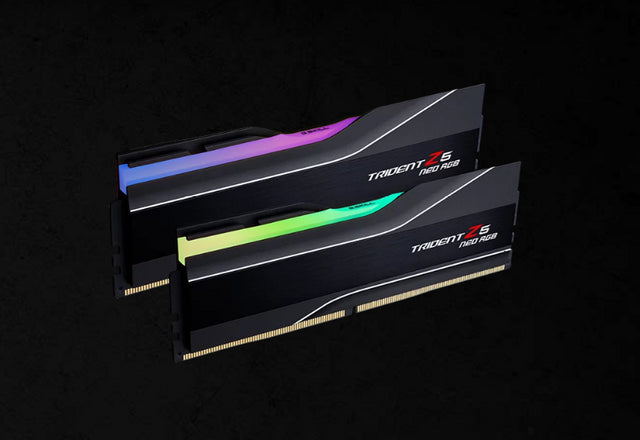 G.SKILL F5-6000J2636H32GX2-TZ5NR 64GB (2 x 32GB)/ AMD EXPO/ DDR5 6000tm/s/ Timings 26-36-36-96 Heatsink/ Voltage1.45v/ TZ5 Neo RGB