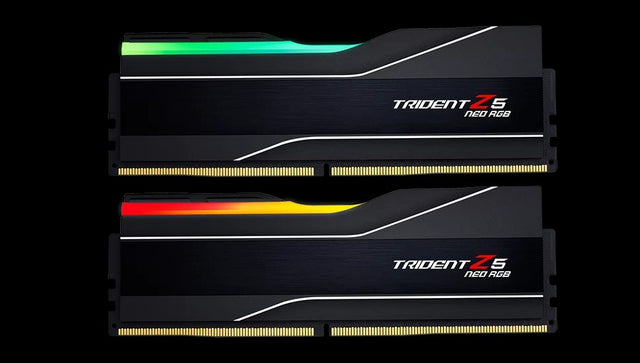G.SKILL F5-6000J3444F64GX2-TZ5NR 128GB (2 x 64GB)/ DDR5 6000 MT/s/ Timings 34-44-44-96/ Voltage 1.35V/ TZ5 Neo RGB/ EXPO