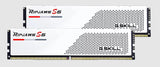 G.SKILL F5-6400J3648F16GX2-RS5W 32GB (2 x 16GB)/ DDR5 6400 MT/s/ Timings 36-48-48-102/ Voltage 1.35V/ Ripjaws S5