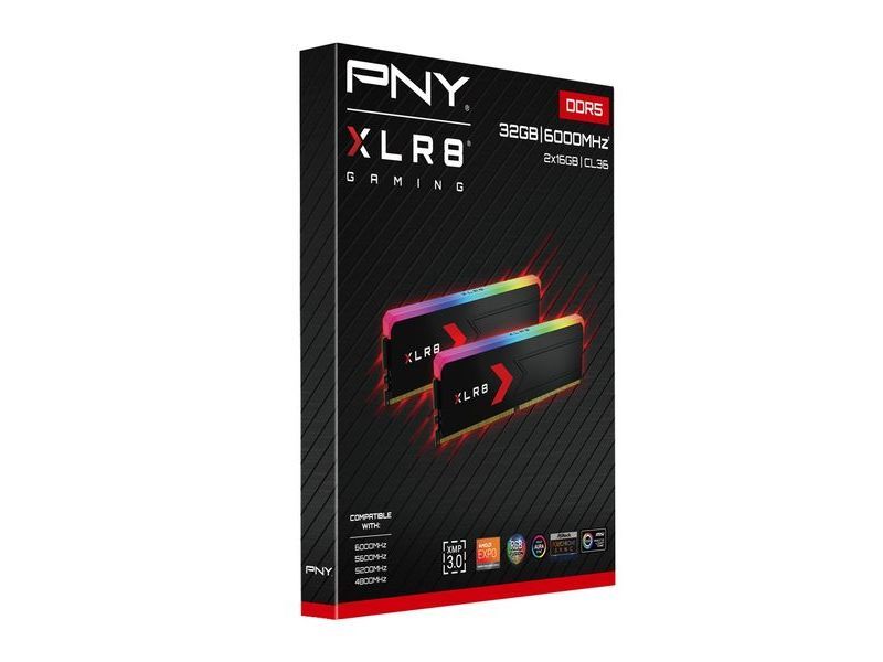 PNY MAKO RGB DDR5 6000 32GB(16Gx2) MD32GK2D5600030XRGB