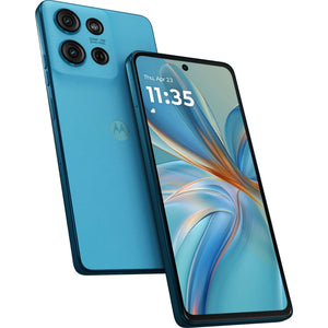 Motorola G75 5G 256GB With Buds- Aqua Blue,6.8",Full HD+120Hz,256GB,8GB RAM,Dual SIM,50MP/16MP,Water Protection,5000mAh Battery,2Year Warranty
