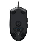 Logitech G203 LIGHTSYNC RGB 6 Button Gaming Mouse 200 – 8,000 dpi USB data format: 16 bits/axis USB report rate:1000Hz (1ms) Microprocessor: 32-bitARM