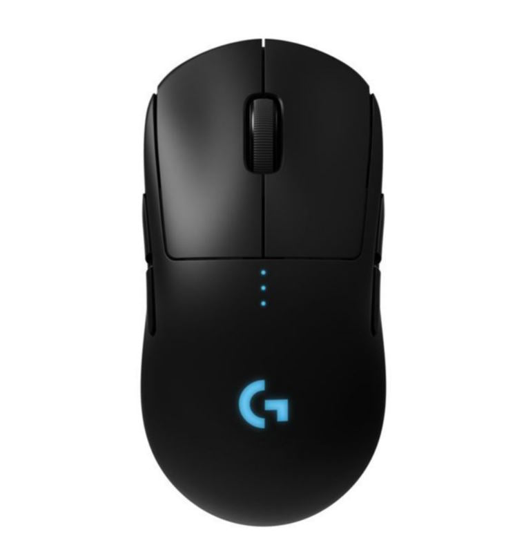 Logitech G Pro Wireless Gaming Mouse with 16000 DPI Hero Sensor - USB Receiver, 5 Profiles, 1MS, Memory - Ideal for Gamers, Work from Home (LS)