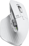 Logitech MX MASTER 3S FOR MAC Wireless Ergonomic Mouse 8000DPI 70Days Battery, Logi Bolt 2.4Ghz Receiver, USB-C Charging WHITE