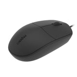 RAPOO N100 Wired USB Optical 1000DPI Mouse Black - No Driver Required/ Designed for Notebook Laptop Desktop PC