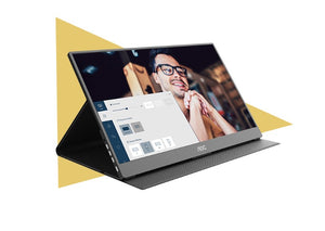 AOC 15.6" IPS 5ms Full HD 1920 x 1080 USB-C Powered Business Mobile Portable Monitor - Tilt, Speaker, Earphone, 1.1kg VESA 50mm x 50mm