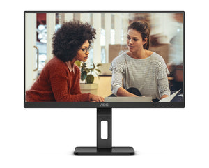 AOC 23.8" IPS 4ms, Full HD 1080, - DP, HDMI, VGA. Tilt, Low Blue Mode, Flicker Free, 2x Speakers. VESA 100, 3 side Frameless, Height Adjust Monitor