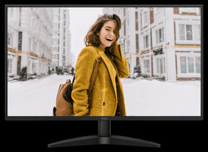 AOC 27" IPS, 100Hz, 250cd/m2,  Full HD 1920 × 1080, 3-Way Frameless Slim- HDMI , VGA Tilt Low Blue Mode Flicker Free, VESA 100mm, Home Office Monitor