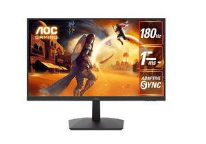 AOC 27" 180hz 1ms VA, FHD 1080 Adaptive Sync, 300 cd/m2, HDMI 2.0, DP 1.4, Line in & Earphone x 1,  VESA 100mm, Flicker FREE Low Blue,  Gaming Monitor