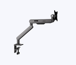 AOC AM402G Gray Desk-mount  aluminum Alloy Structure. Mechanical Spring. Full Range Motion 17-34" up to 9KG VESA 100 and 75mm