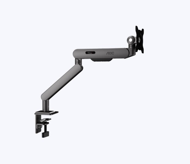 AOC AM402G Gray Desk-mount  aluminum Alloy Structure. Mechanical Spring. Full Range Motion 17-34