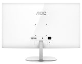 AOC 31.5" IPS Panel 4ms 2K QHD 2560x1440, HDMI, DP, 75Hz, 3-sided Narrow Frame, VESA 100, HDMI: 1.4, DisplayPort: 1.4, White colour, Business monitor