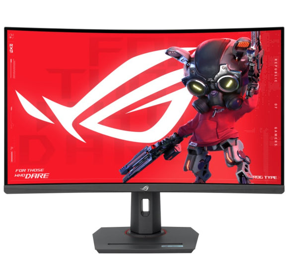 ASUS XG32WCMS 32'' ROG Strix USB Type-C Gaming Monitor, (31.5 viewable) 2560x1440, Curved, 280Hz (Above 144Hz), 1ms (GTG), Fast VA