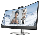 HP E34m G4, 34" WQHD CURVED, 21:9, 3440x1440, WEBCAM, SPEAKERS, USB-C (65W PD), DP+HDMI, RJ45, Tilt, Swivel, Height, 3 Yrs