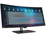 LENOVO ThinkVision P40w-20 40" WUHD Curve Monitor IPS 5K 5120x2160 21:9 Height Adjustable Tilt Swivel DP HDMI TBT4 USB-C Hub USB-B LAN Audio 4xUSB