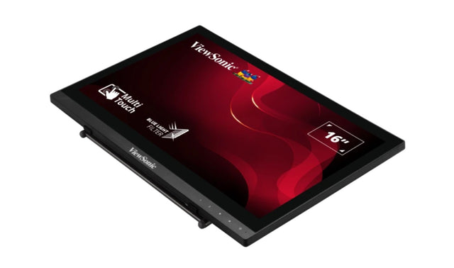 ViewSonic TD1630-3 16" 10 Point Projected Capactitive Touch, HDMI and VGA, Dual Speakers, Durable, Scratch Resistant, VESA 75, Monitor. KIOSK