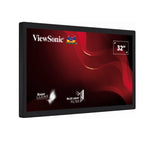 ViewSonic 32" 1080p Open Frame 10-Point PCAP Touch Monitor, 24/7 Operation and HDMI, DisplayPort and RS232, Kiosk, Factory, IP54 Front waterPF