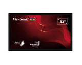 ViewSonic 32" 1080p Open Frame 10-Point PCAP Touch Monitor, 24/7 Operation and HDMI, DisplayPort and RS232, Kiosk, Factory, IP54 Front waterPF
