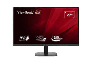 ViewSonic 27" VA2708 2K, 100hz, SuperClear IPS, 1ms, HDR10, 2 x Speakers, Seamless viewing, HDMI 2.0, DP x 1, Audio, Eco Mode VES 75, Monitor