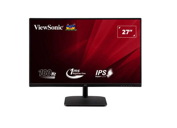 Retail BID - ViewSonic 27” Office Business, Super Clear IPS, 1ms 100hz, Ultra Slim Bezel, FHD, VGA, HDMI. VESA 100. 3Yrs AR. Monitor